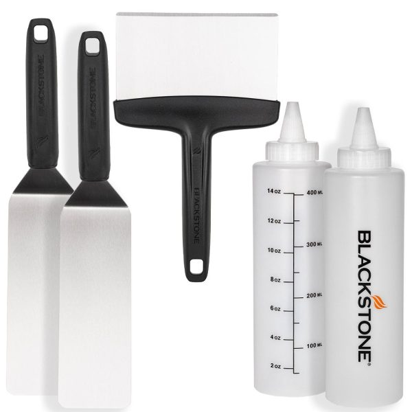 5 Piece Professional Griddle Toolkit